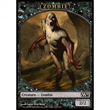 Zombie Token (Black 2/2) - Zombie Token (Black 2/2) - [M13] [NM]