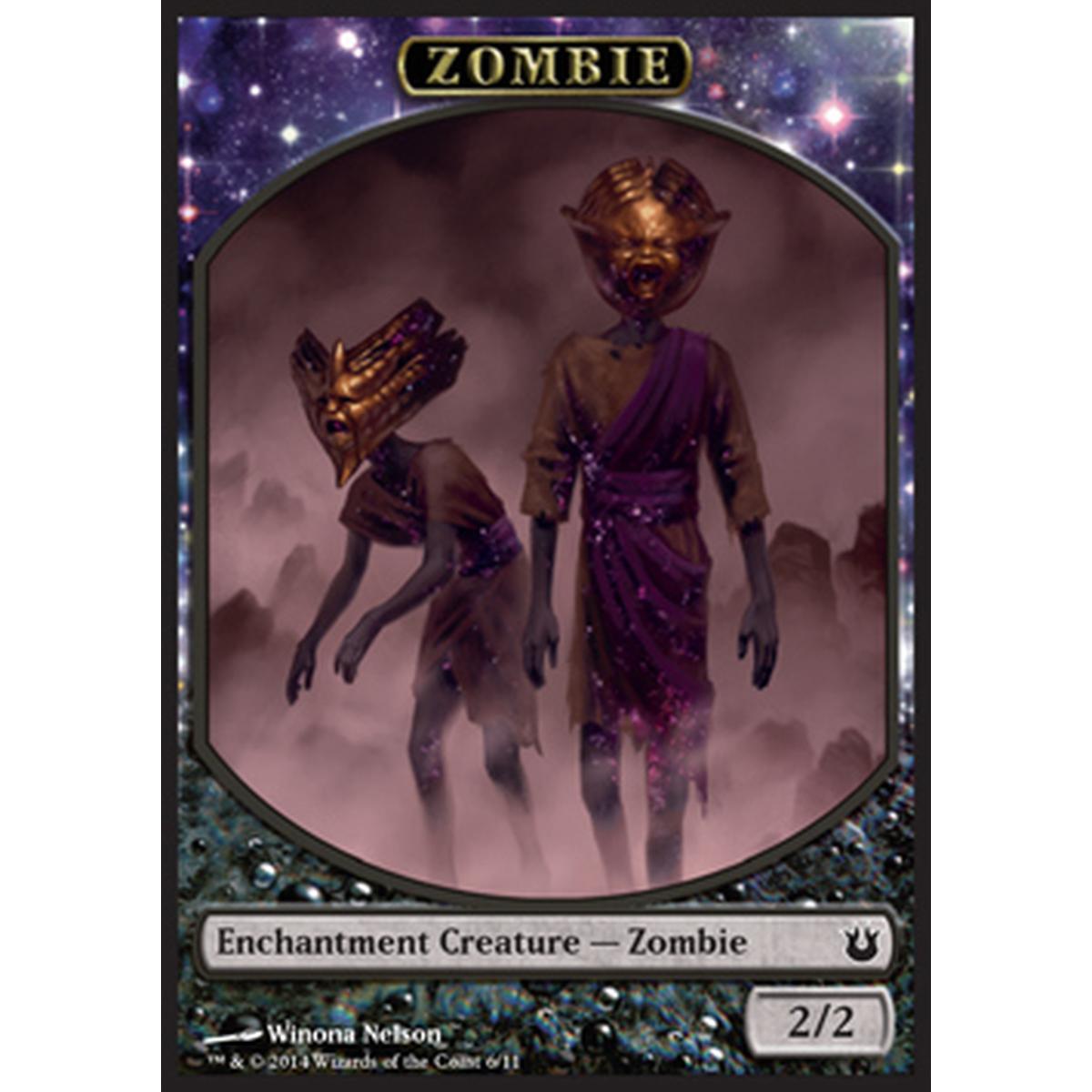 Zombie Token (Black 2/2 Enchantment) - Zombie Token (Black 2/2 Enchantment) - [BNG] [NM]