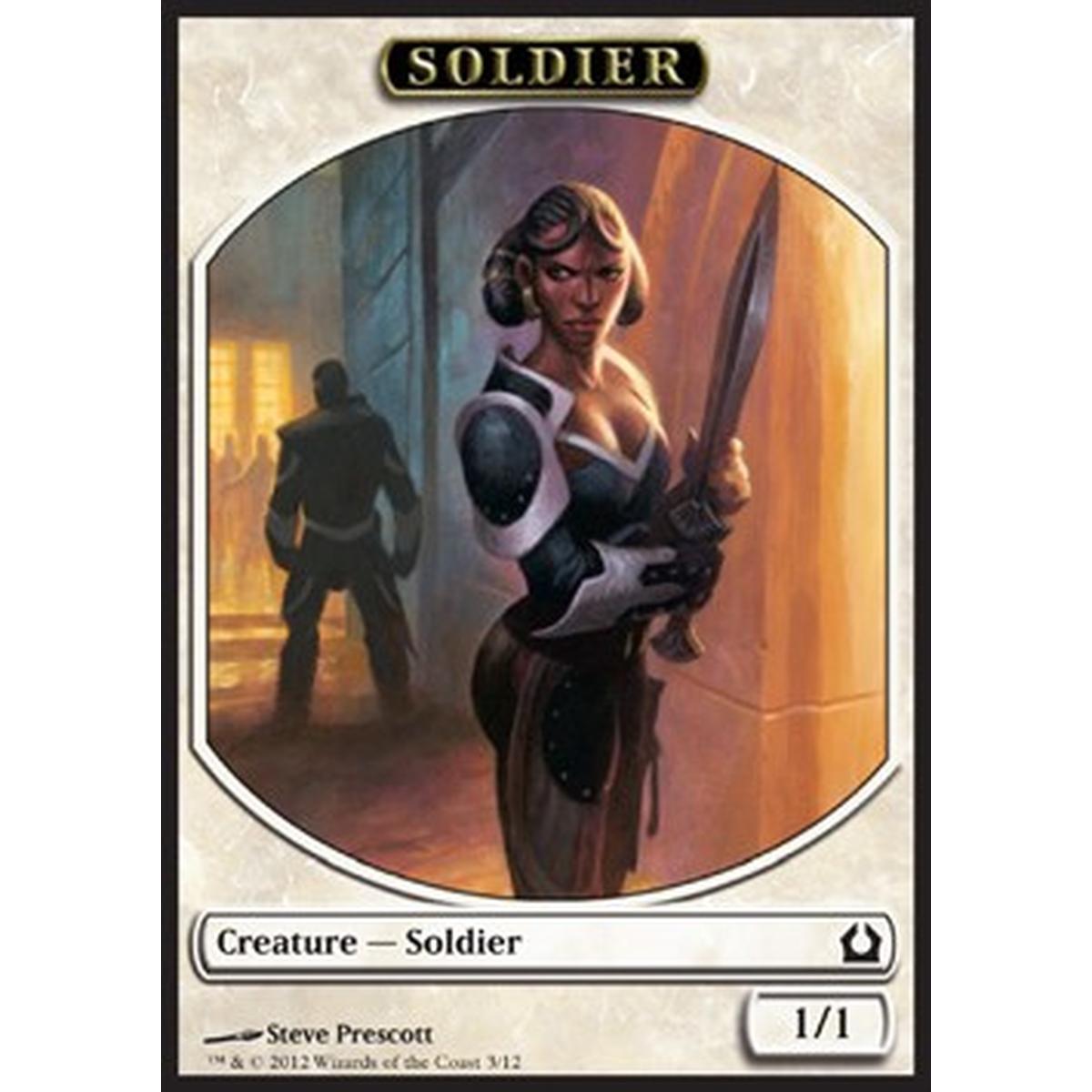 Soldier Token (White 1/1) - Soldier Token (White 1/1) - [RTR] [NM]