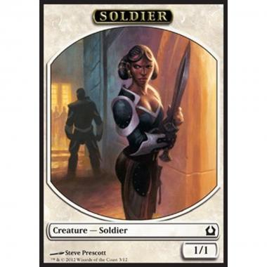 Soldier Token (White 1/1) - Soldier Token (White 1/1) - [RTR] [NM]