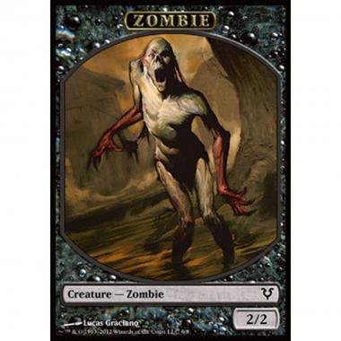 Zombie Token (Black 2/2) - Zombie Token (Black 2/2) - [AVR] [NM]