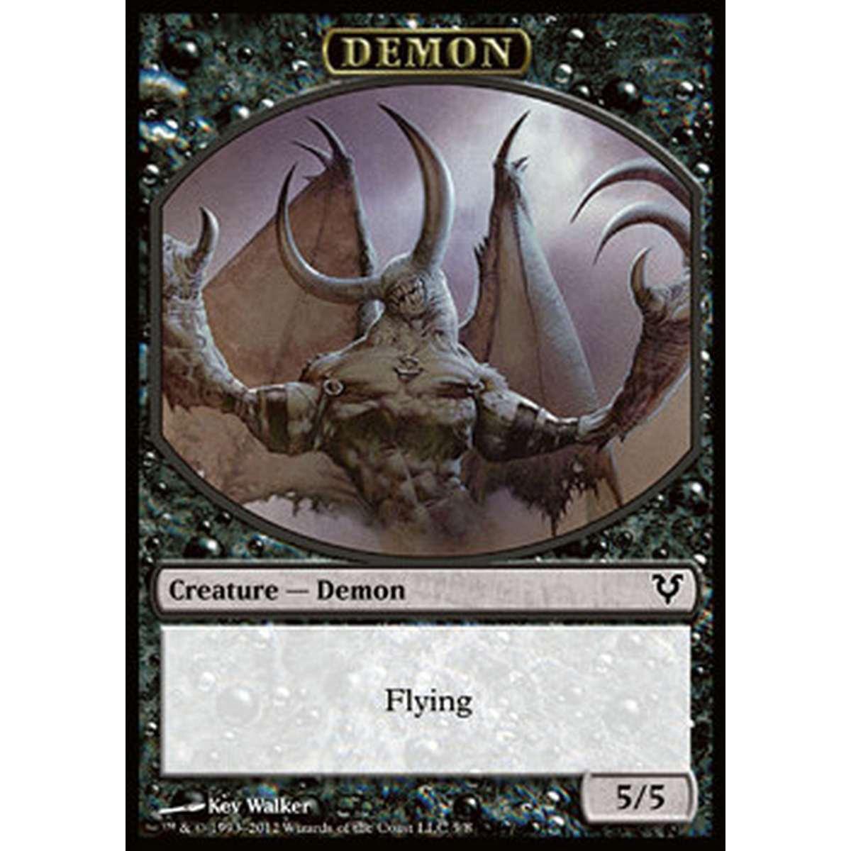 Demon Token (Black 5/5) - Demon Token (Black 5/5) - [AVR] [NM]