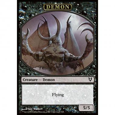 Demon Token (Black 5/5) - Demon Token (Black 5/5) - [AVR] [NM]