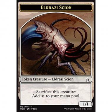 Eldrazi Scion Token (Colorless 1/1) (V.4) - Eldrazi Scion Token (Colorless 1/1) (V.4) - [OGW] [NM]