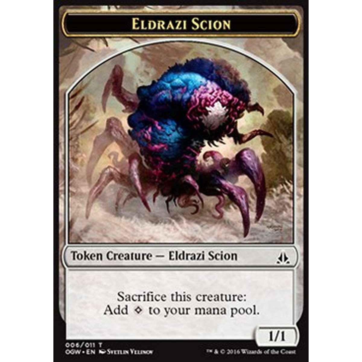 Eldrazi Scion Token (Colorless 1/1) (V.6) - Eldrazi Scion Token (Colorless 1/1) (V.6) - [OGW] [NM]