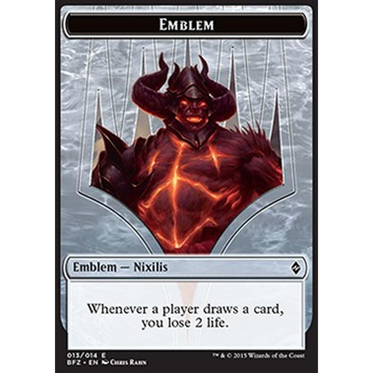Ob Nixilis Reignited Emblem - Ob Nixilis Reignited Emblem - [BFZ] [NM]