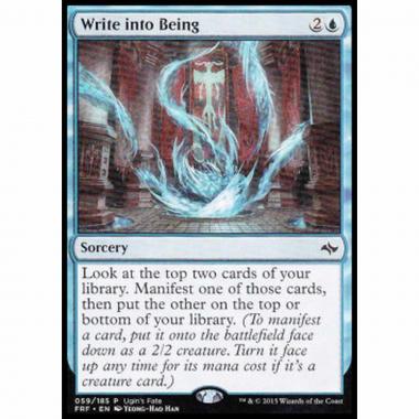 Write into Being - Origine dalla Scrittura - [UGFP] [NM]