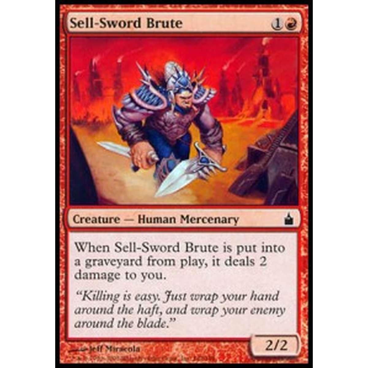 Sell-Sword Brute - Sell-Sword Brute - [RAV] [EX] [Foil]
