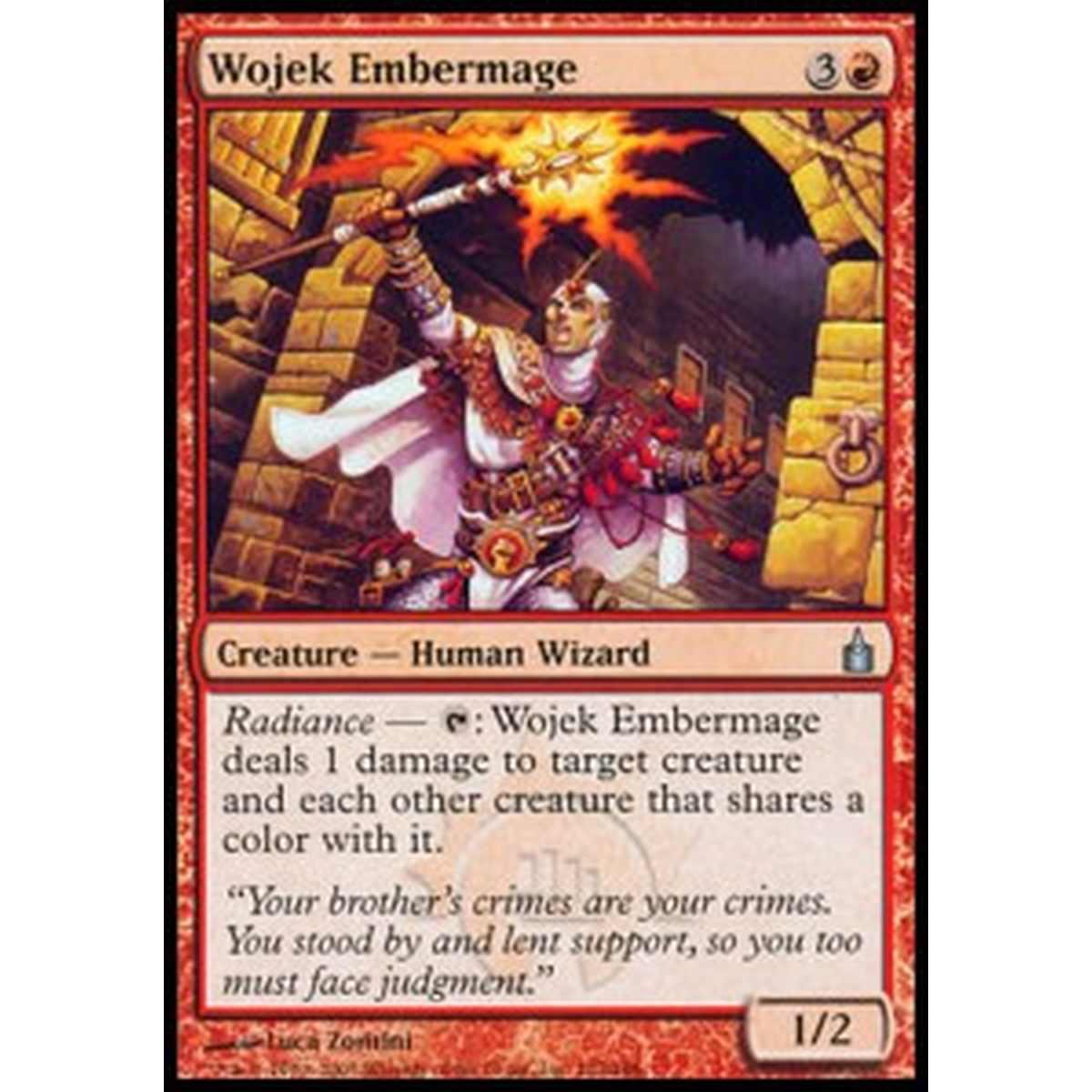 Wojek Embermage - Mago delle Braci Wojek - [RAV] [EX] [Foil]