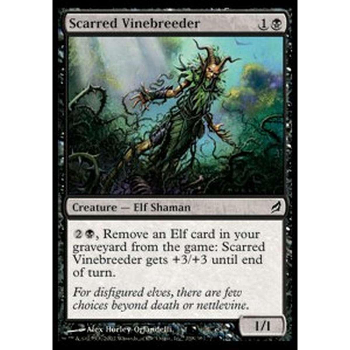 Scarred Vinebreeder - Scarred Vinebreeder - [LRW] [EX] [Foil]