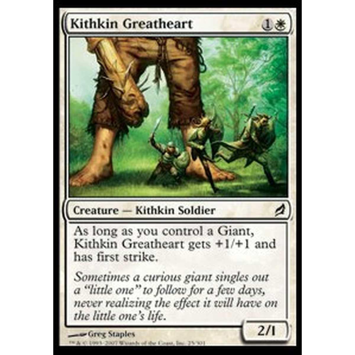 Kithkin Greatheart - Kithkin Greatheart - [LRW] [EX] [Foil]