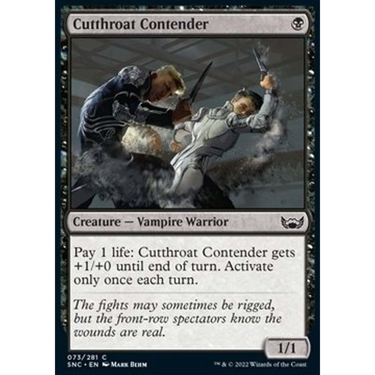 Cutthroat Contender - Concorrente Tagliagole - [SNC] [NM]