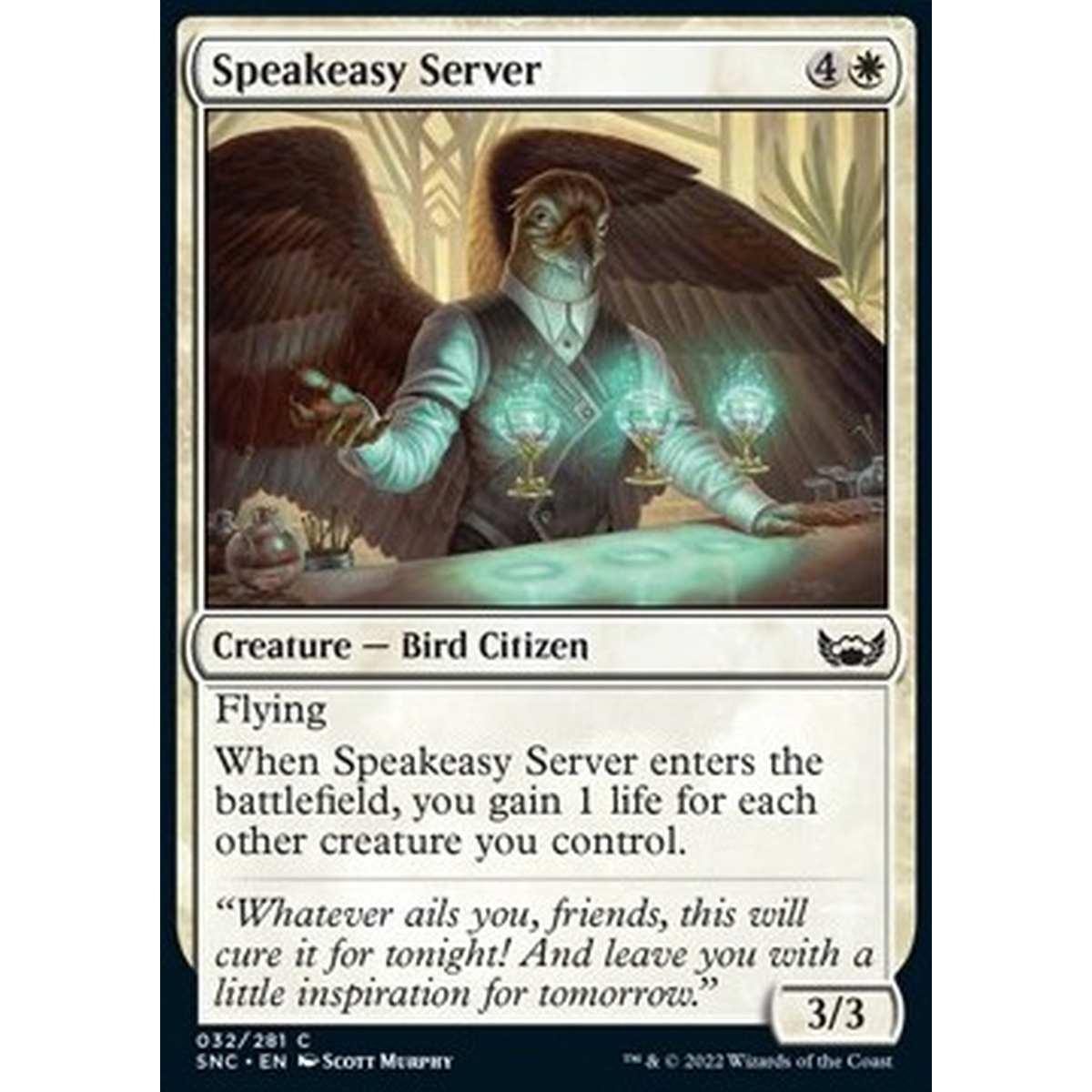 Speakeasy Server - Cameriere del Bar Clandestino - [SNC] [NM]