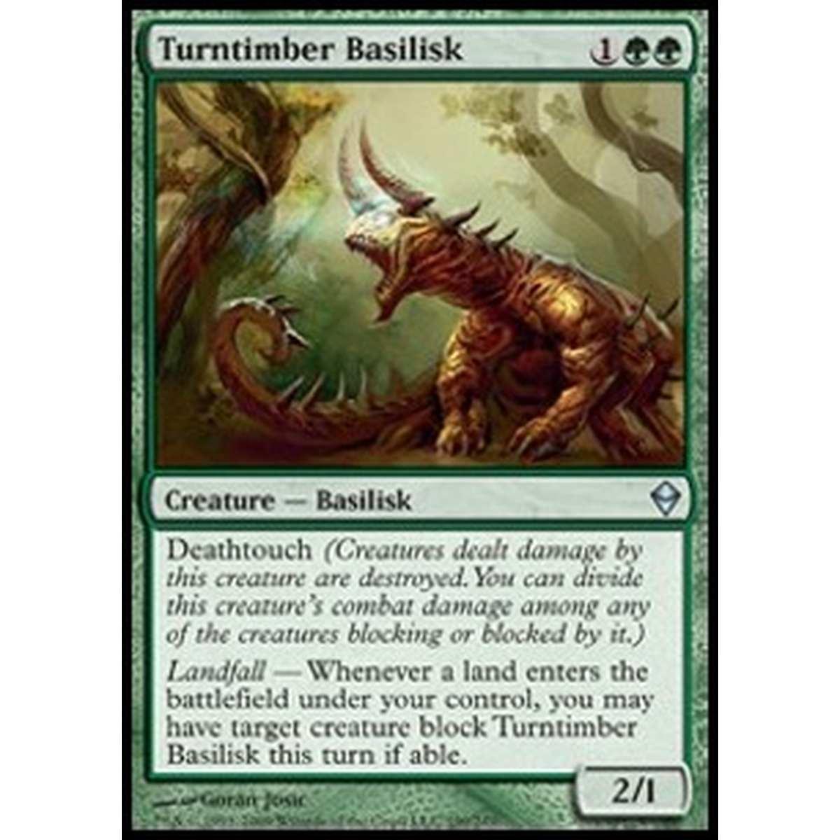 Turntimber Basilisk - Basilisco di Legnotorto - [ZEN] [NM] [Foil]