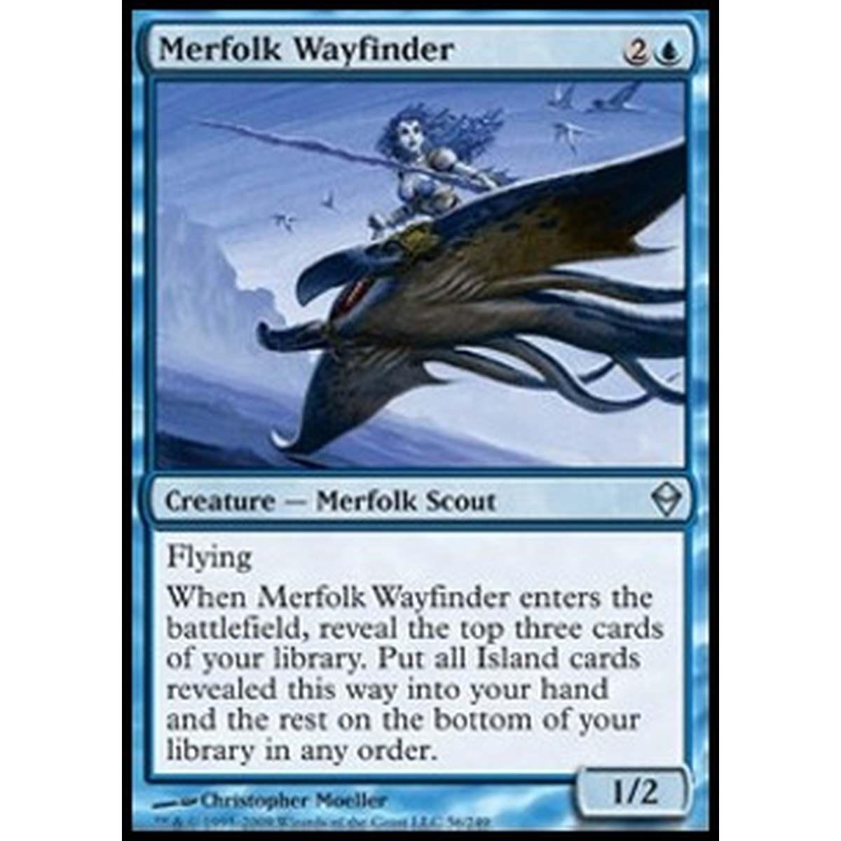 Merfolk Wayfinder - Tritona Apripista - [ZEN] [NM] [Foil]