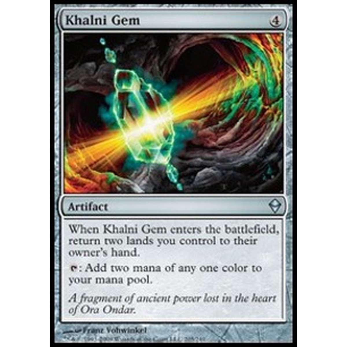Khalni Gem - Gemma di Khalni - [ZEN] [NM] [Foil]