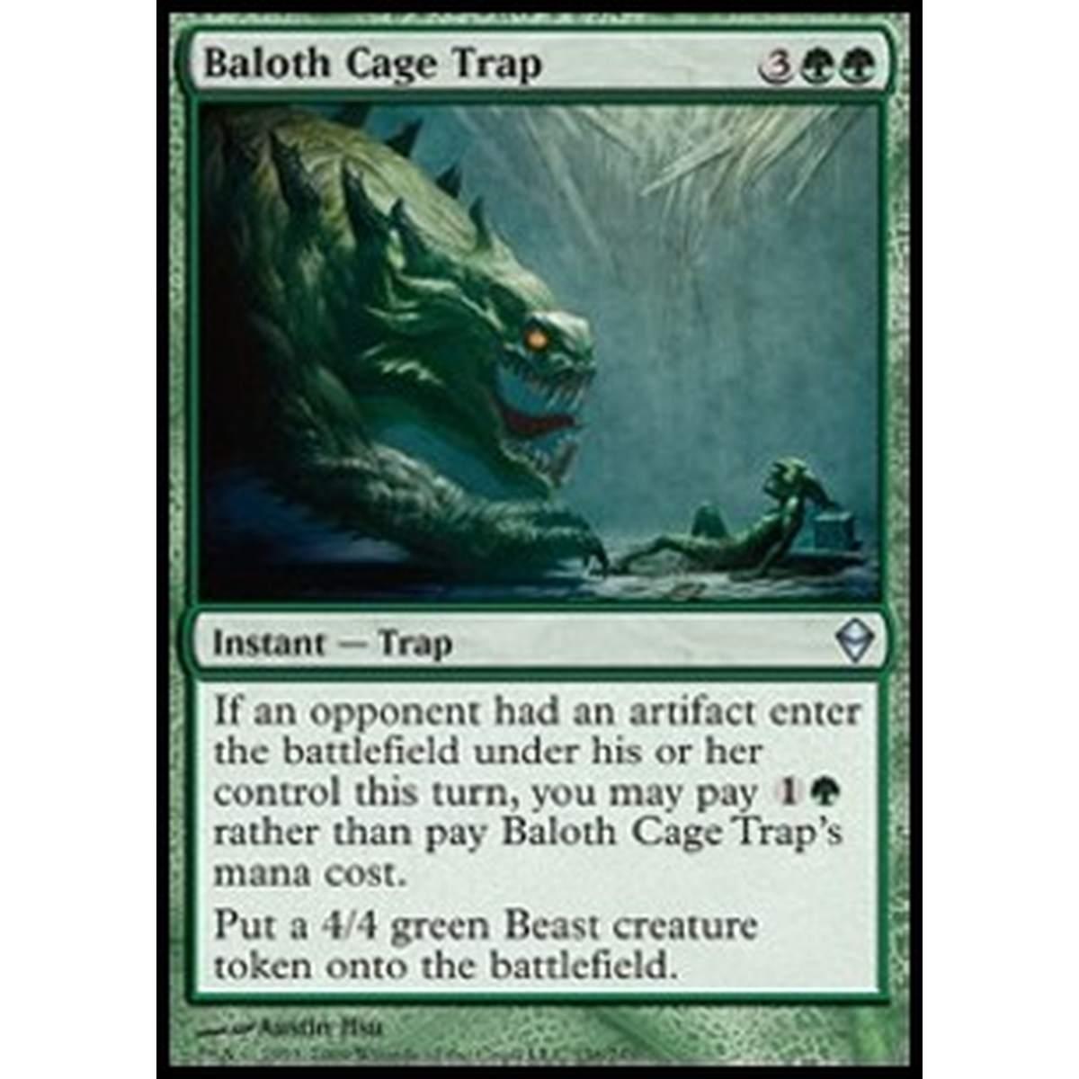 Baloth Cage Trap - Trappola Gabbia del Baloth - [ZEN] [NM] [Foil]