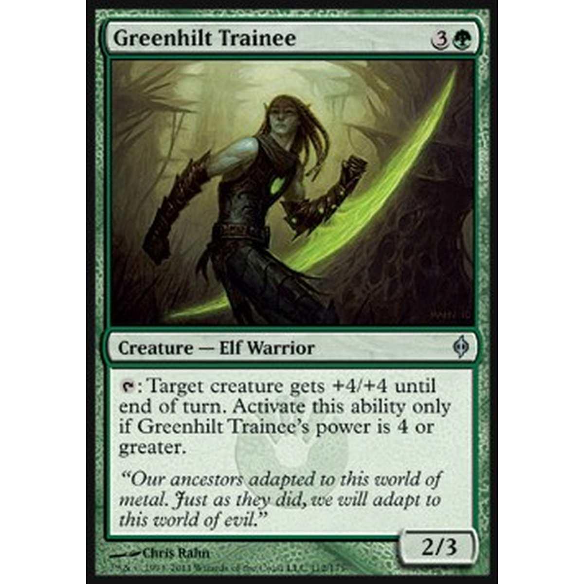 Greenhilt Trainee - Apprendista Elsaverde - [NPH] [NM] [Foil]