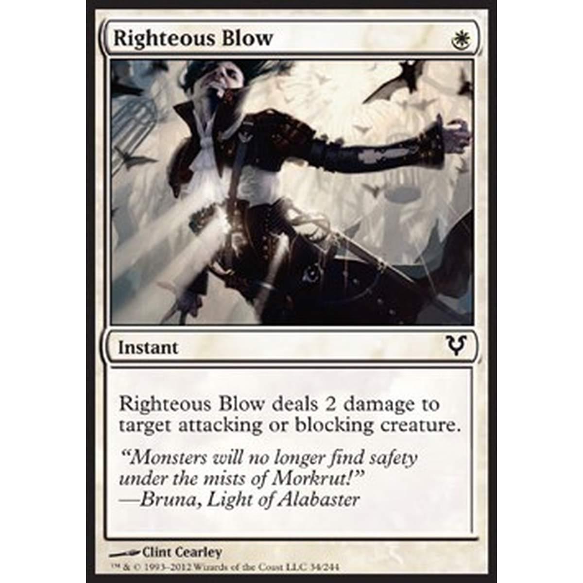 Righteous Blow - Colpo Virtuoso - [AVR] [NM] [Foil]