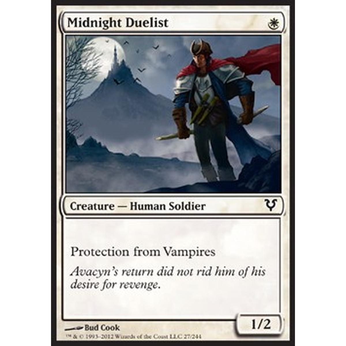 Midnight Duelist - Duellante di Mezzanotte - [AVR] [NM] [Foil]