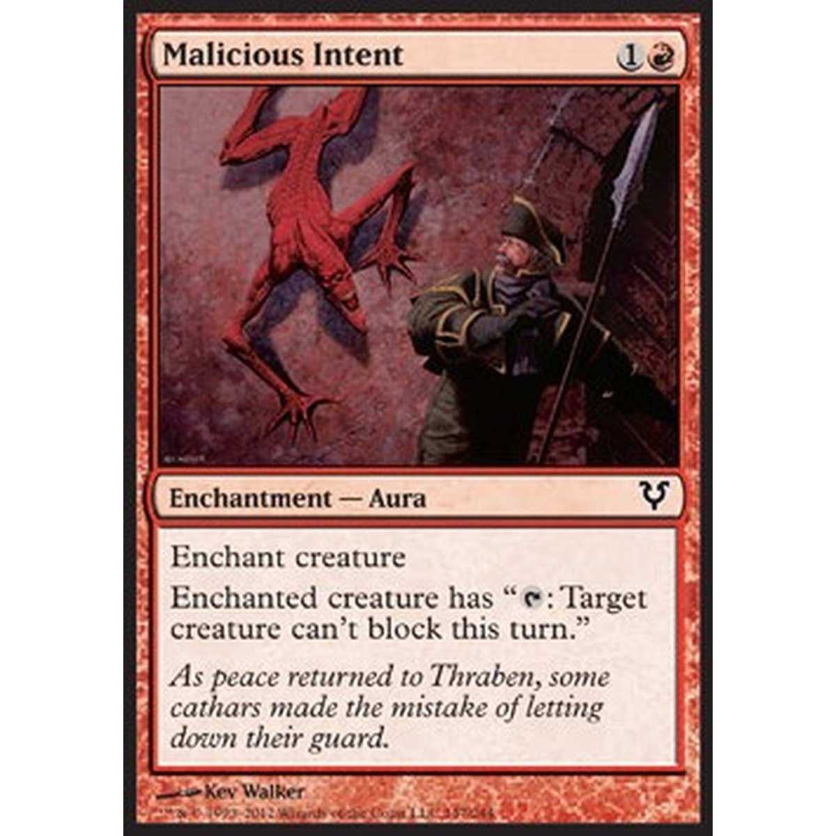 Malicious Intent - Cattive Intenzioni - [AVR] [NM] [Foil]