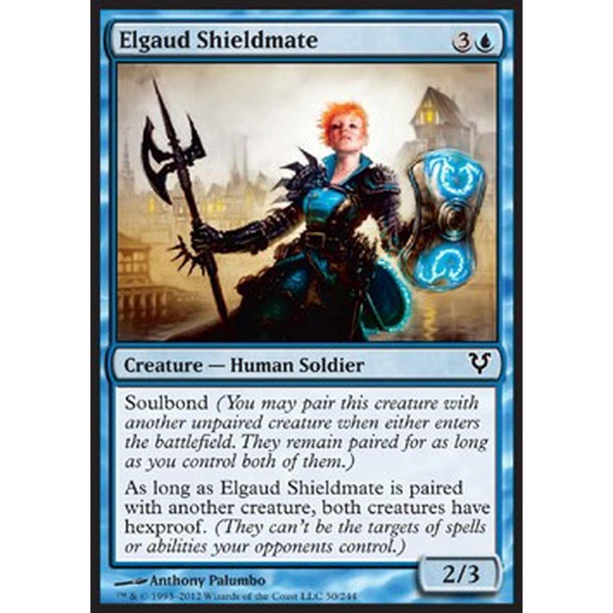 Elgaud Shieldmate - Scutifera di Elgaud - [AVR] [NM] [Foil]