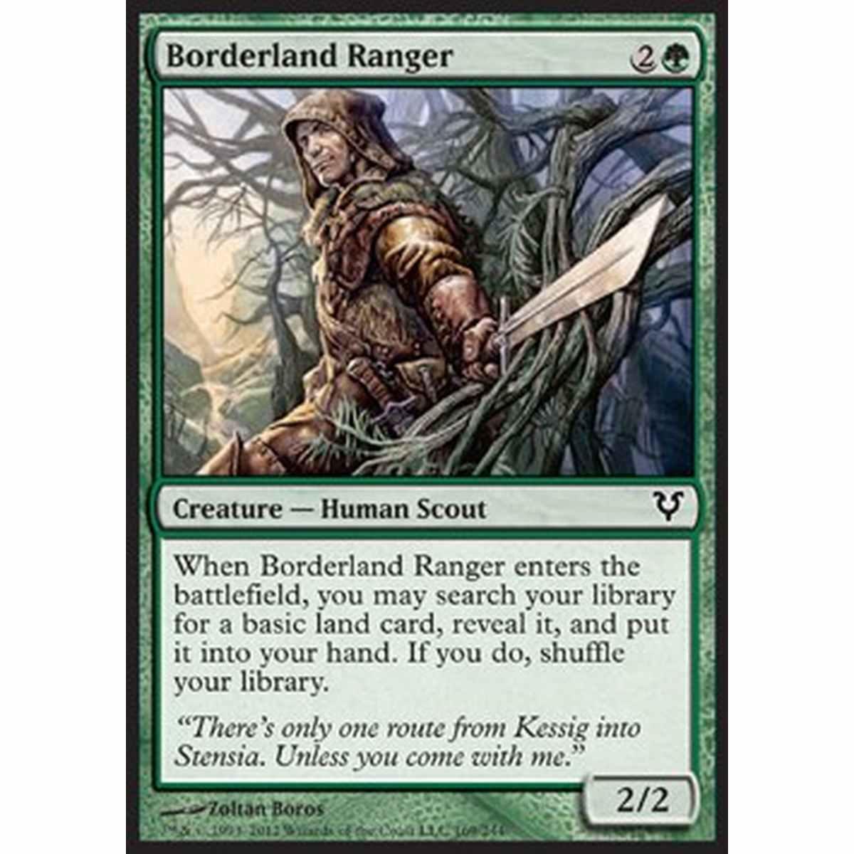 Borderland Ranger - Borderland Ranger - [AVR] [NM] [Foil]