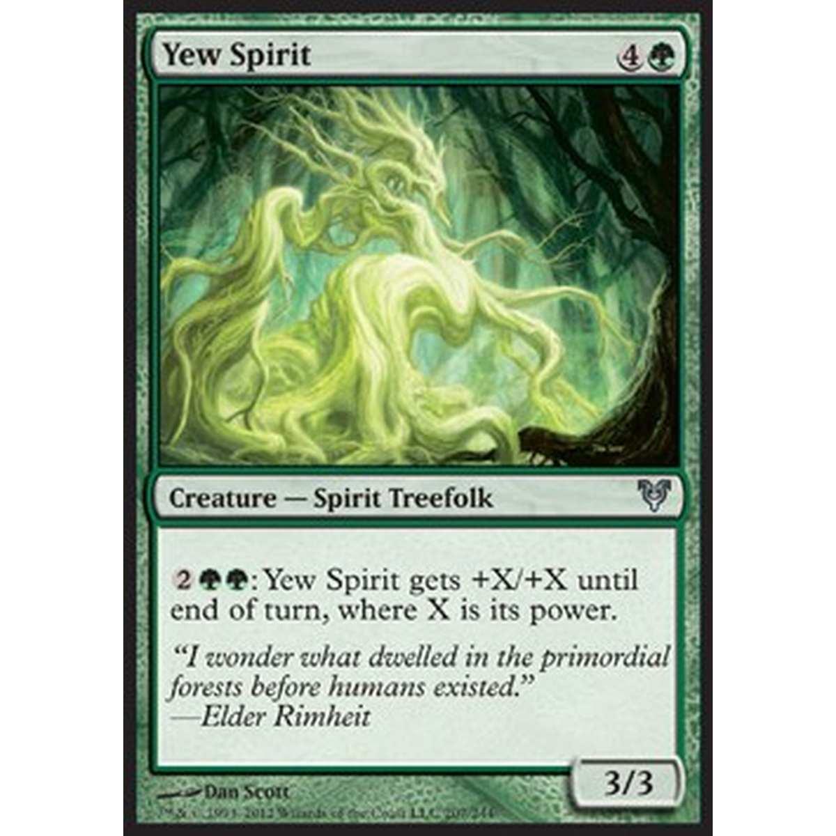 Yew Spirit - Spirito del Tasso - [AVR] [NM] [Foil]