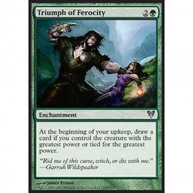 Triumph of Ferocity - Trionfo della Ferocia - [AVR] [NM] [Foil]