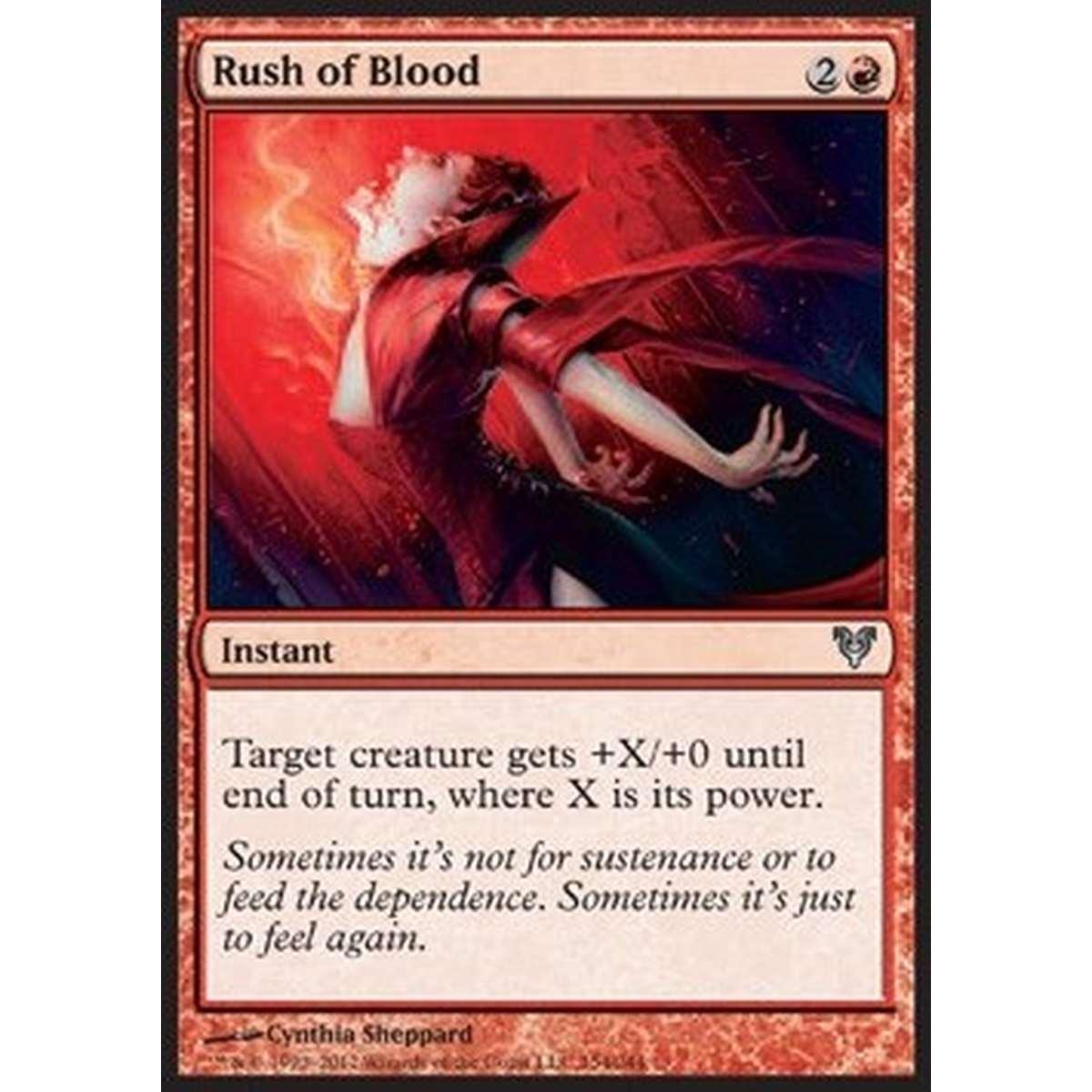 Rush of Blood - Afflusso di Sangue - [AVR] [NM] [Foil]
