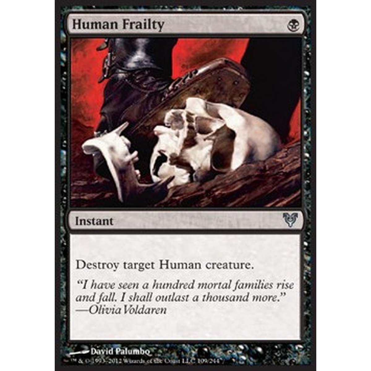 Human Frailty - Debolezza Umana - [AVR] [NM] [Foil]