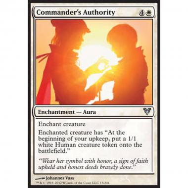 Commander's Authority - Prestigio del Comandante - [AVR] [NM] [Foil]