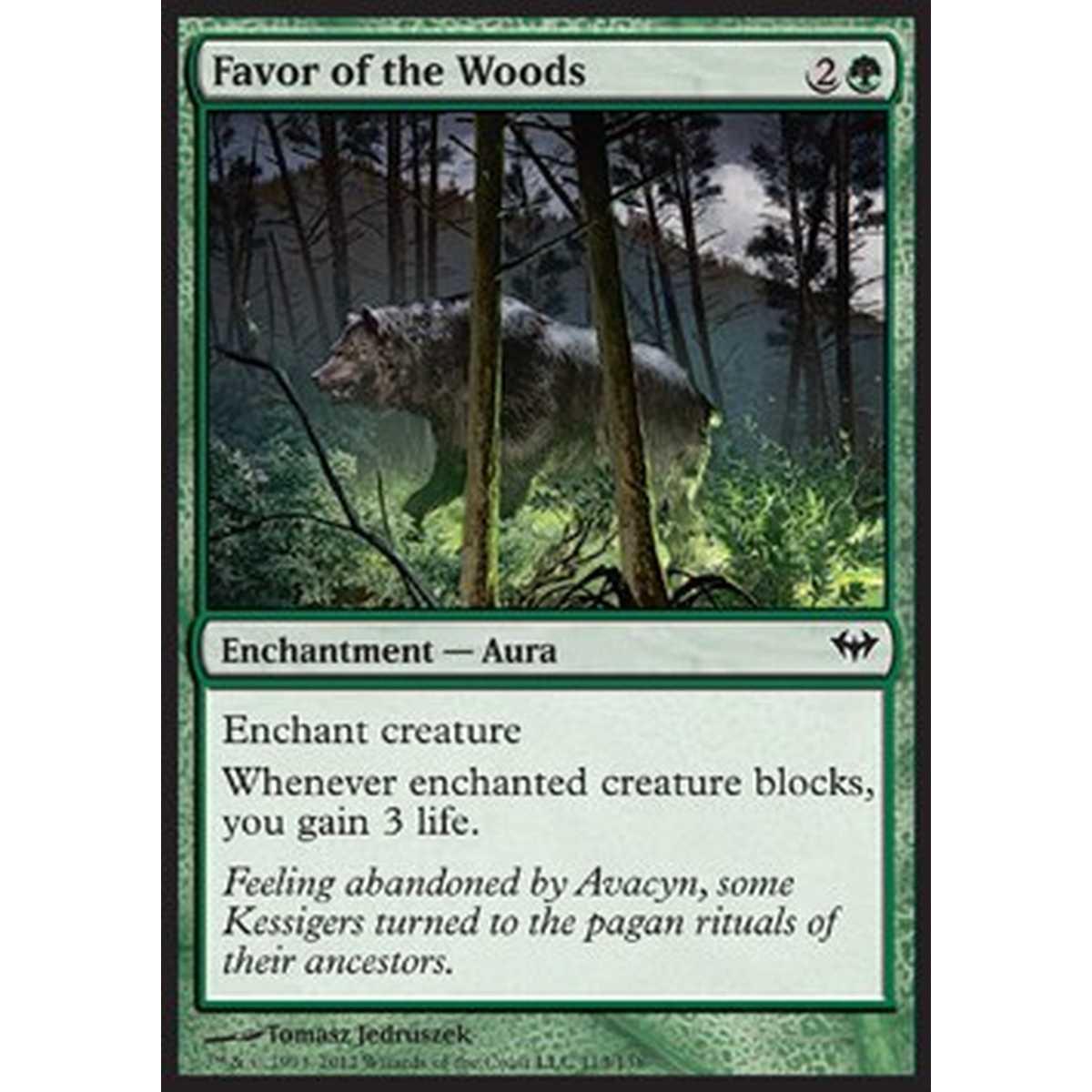 Favor of the Woods - Favore dei Boschi - [DKA] [NM] [Foil]