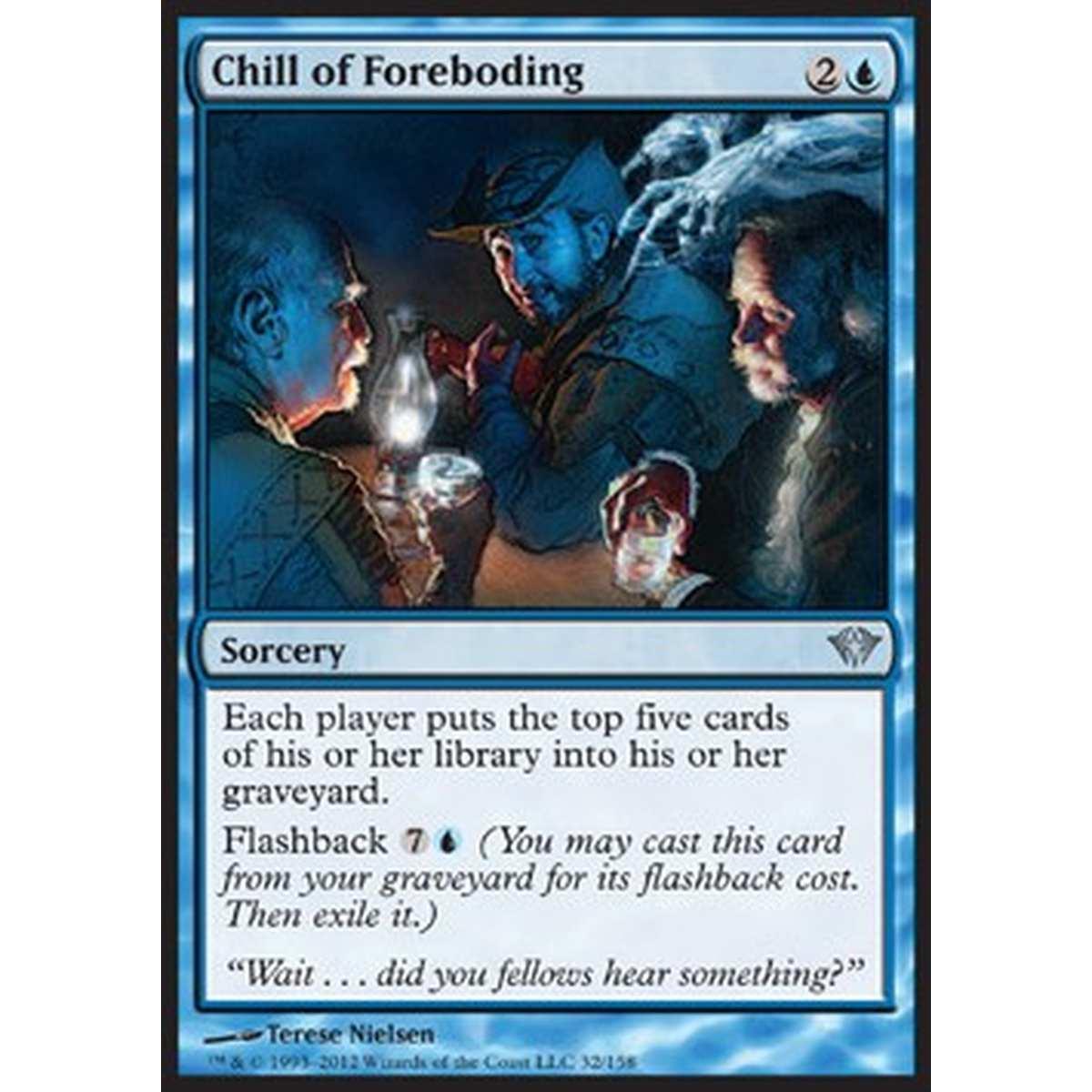 Chill of Foreboding - Brivido di Presagio - [DKA] [NM] [Foil]