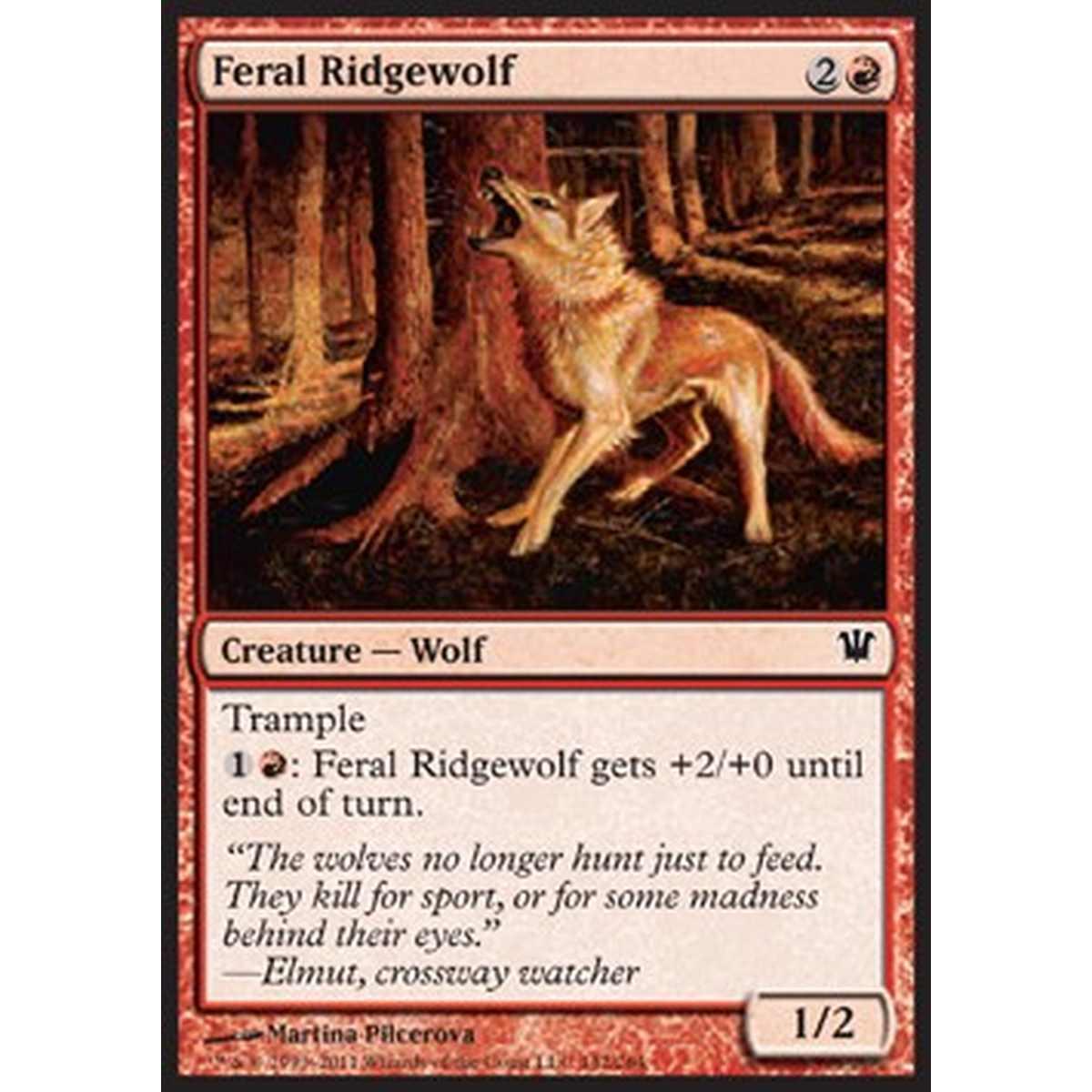 Feral Ridgewolf - Lupo di Montagna Crudele - [ISD] [NM] [Foil]