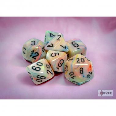 Set 7 DADI Chessex Festive Circus / Black 27442