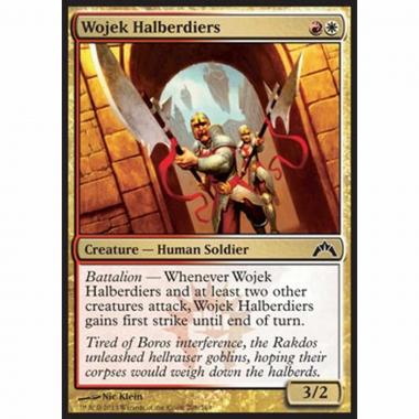 Wojek Halberdiers - Alabardieri Wojek - [GTC] [NM] [Foil]