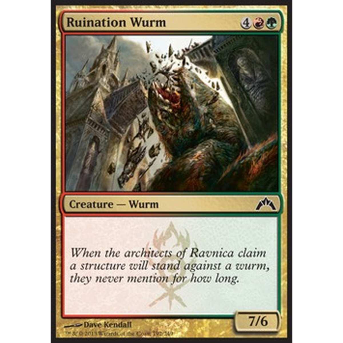 Ruination Wurm - Wurm della Distruzione - [GTC] [NM] [Foil]