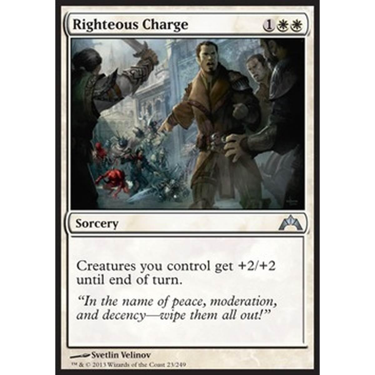 Righteous Charge - Carica dei Giusti - [GTC] [NM] [Foil]