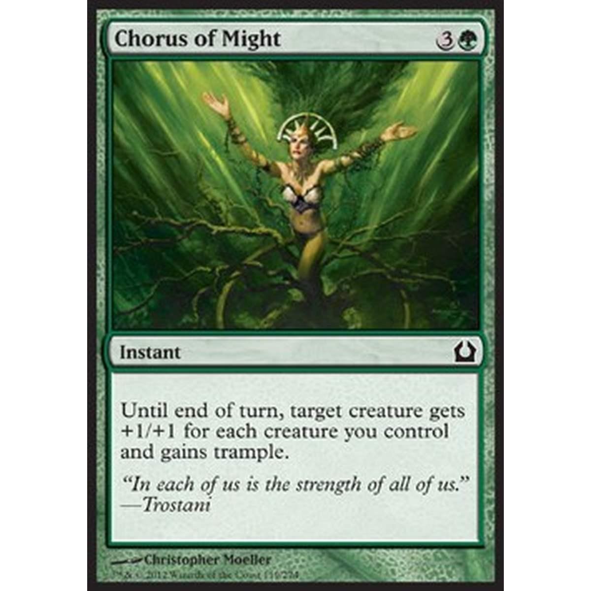 Chorus of Might - Coro della Potenza - [RTR] [NM] [Foil]