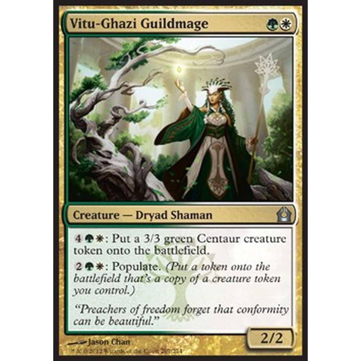 Vitu-Ghazi Guildmage - Maga della Gilda di Vitu-Ghazi - [RTR] [NM] [Foil]