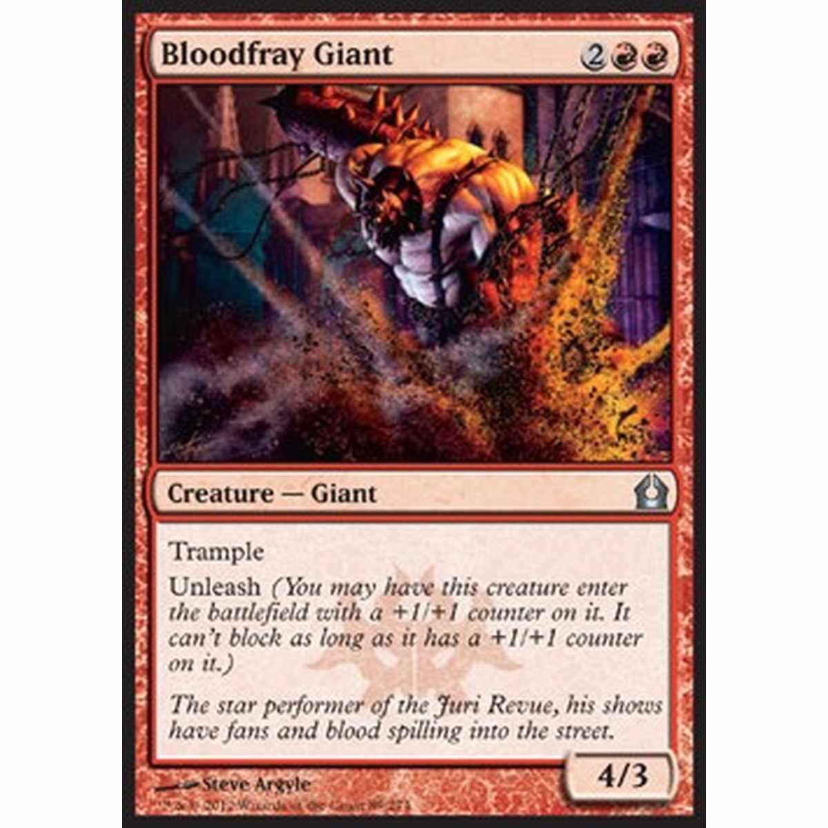 Bloodfray Giant - Gigante Rissa Sanguinaria - [RTR] [NM] [Foil]