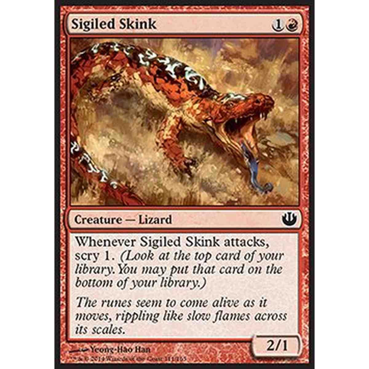 Sigiled Skink - Scinco dei Sigilli - [JOU] [NM] [Foil]