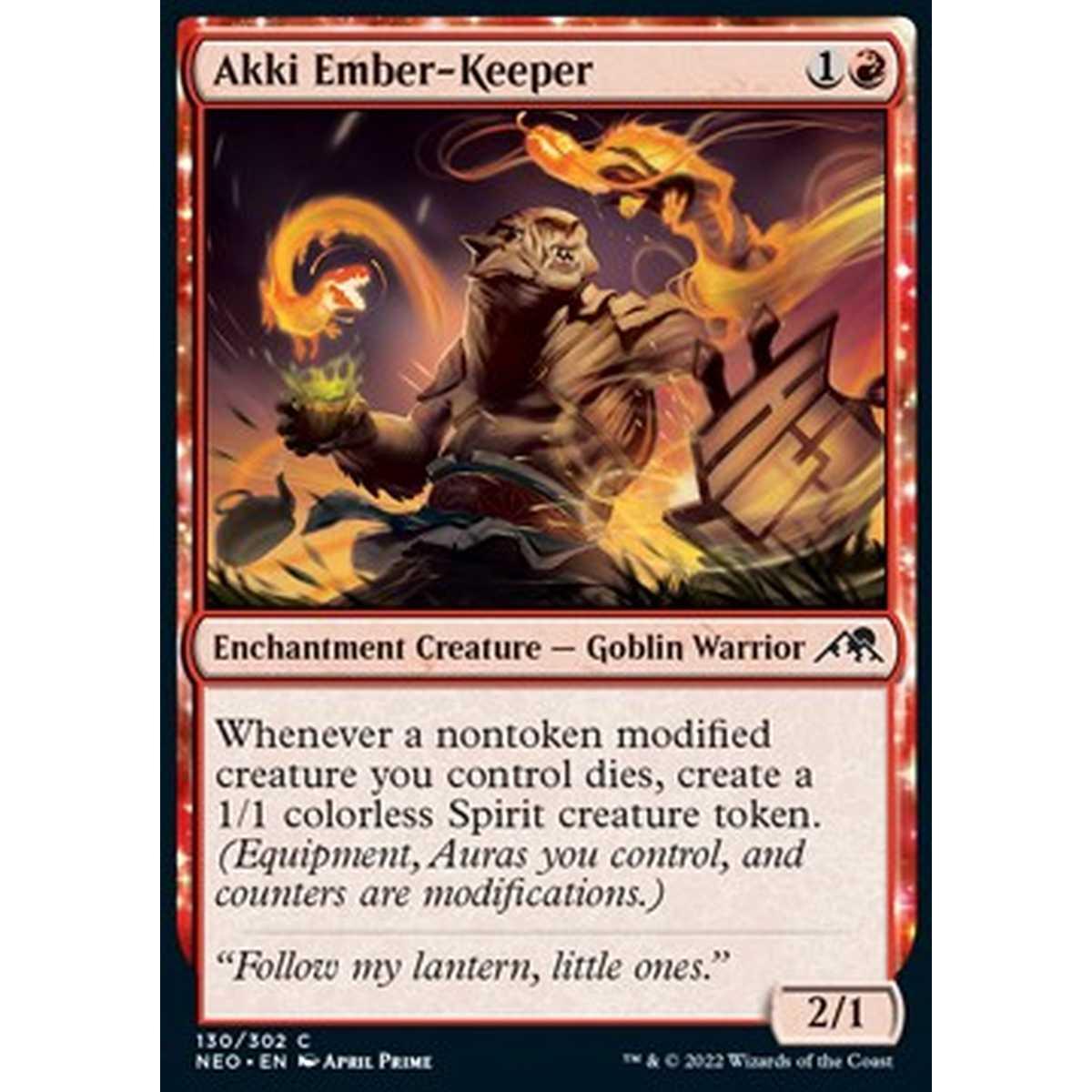 Akki Ember-Keeper - Akki Custode delle Braci - [NEO] [NM]