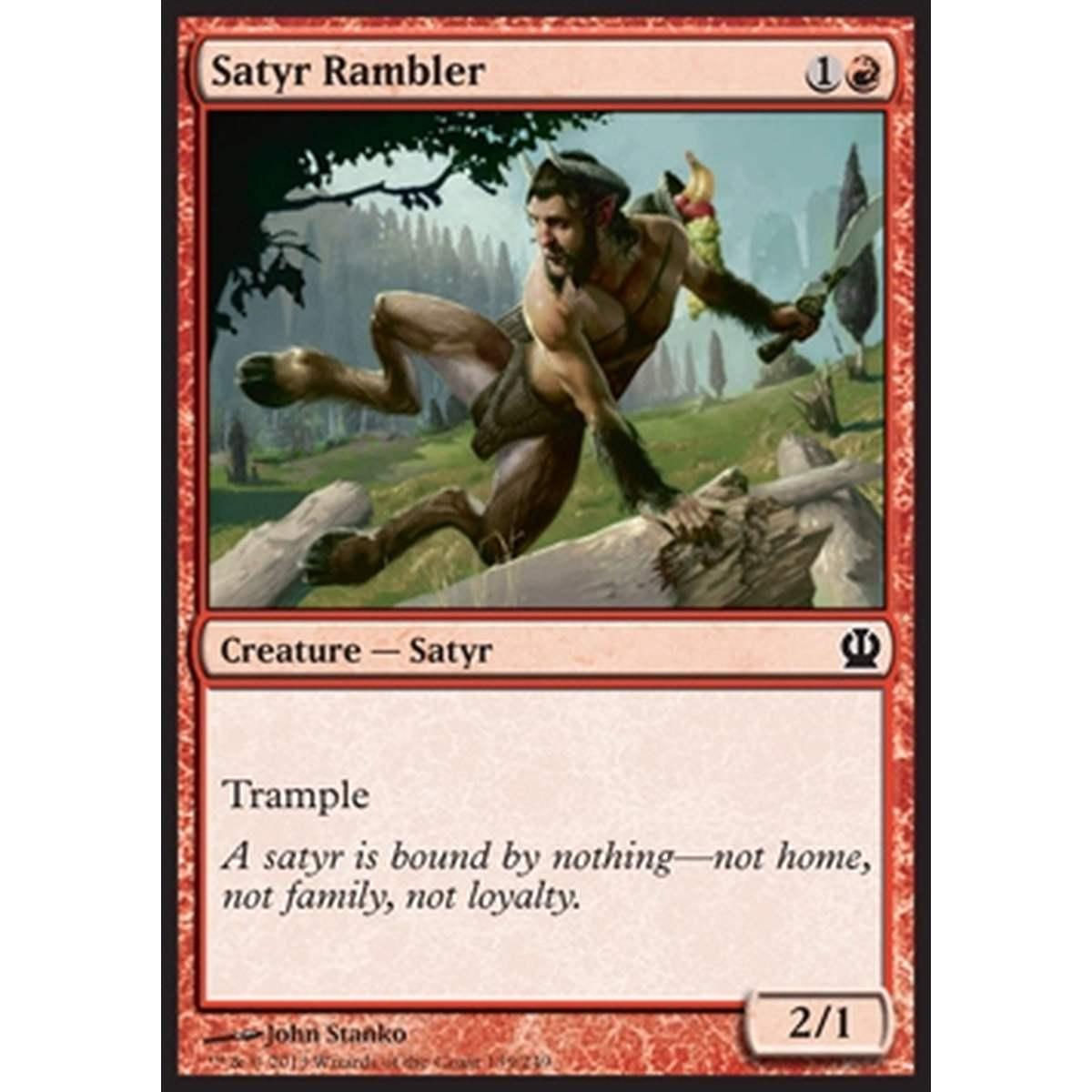 Satyr Rambler - Satiro Ramingo - [THS] [NM] [Foil]