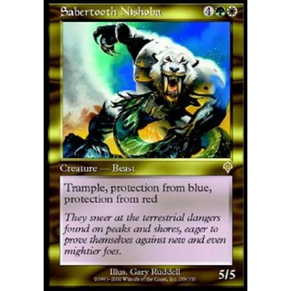 Sabertooth Nishoba - Nishoba dai denti a Sciabola - [INV] [EX]