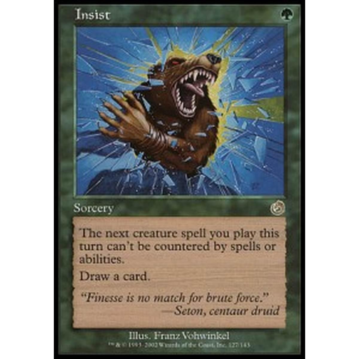 Insist - Insistere - [TOR] [EX]