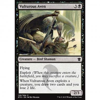 Vulturous Aven - Rapace Aviana - [DTK] [NM] [Foil]