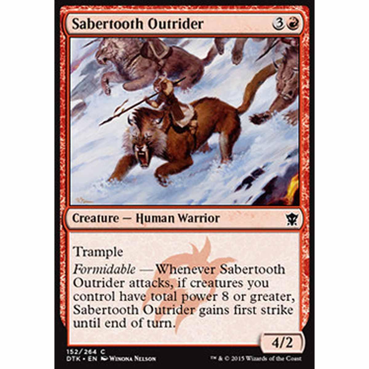 Sabertooth Outrider - Battipista della Denti a Sciabola - [DTK] [NM] [Foil]