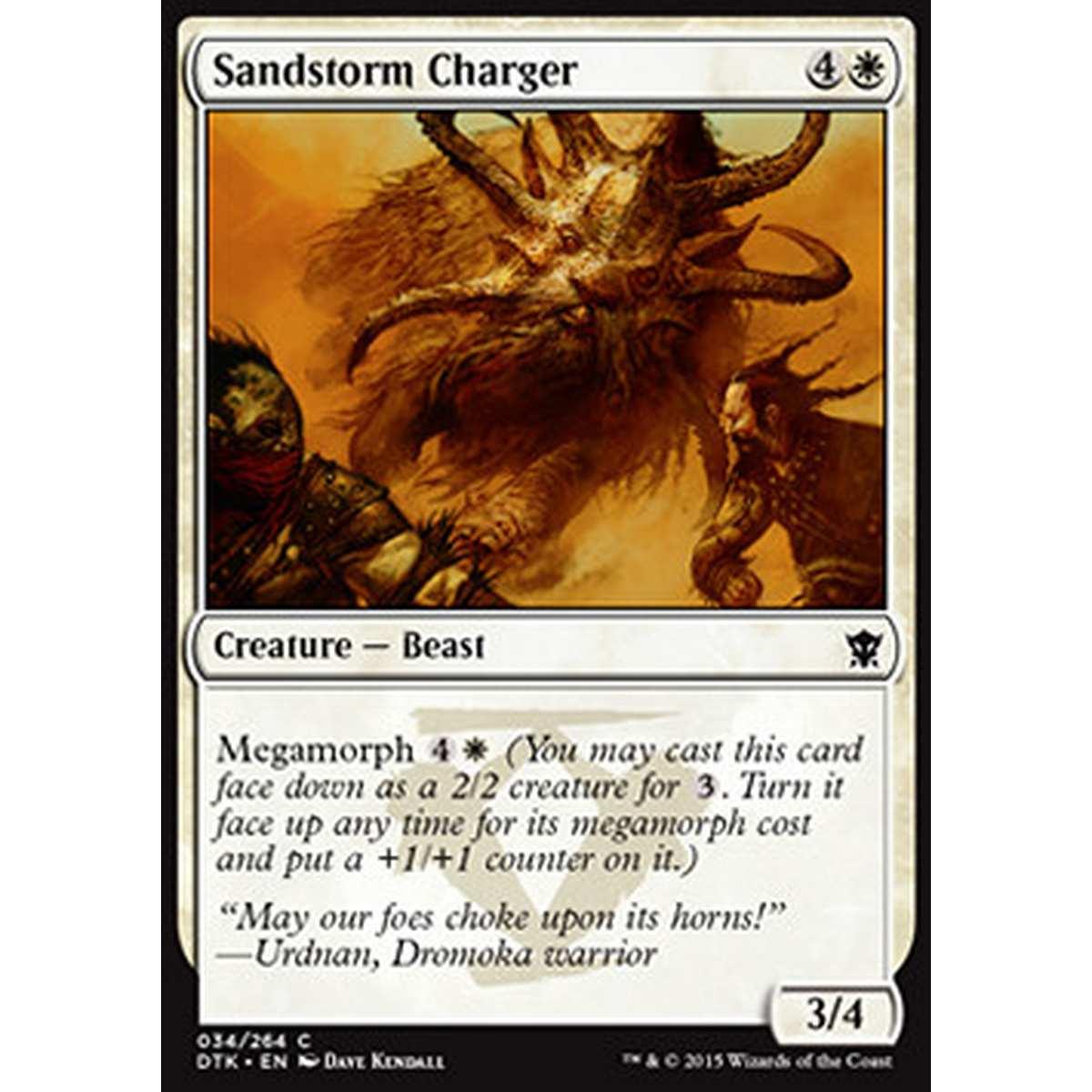 Sandstorm Charger - Destriero della Tempesta di Sabbia - [DTK] [NM] [Foil]